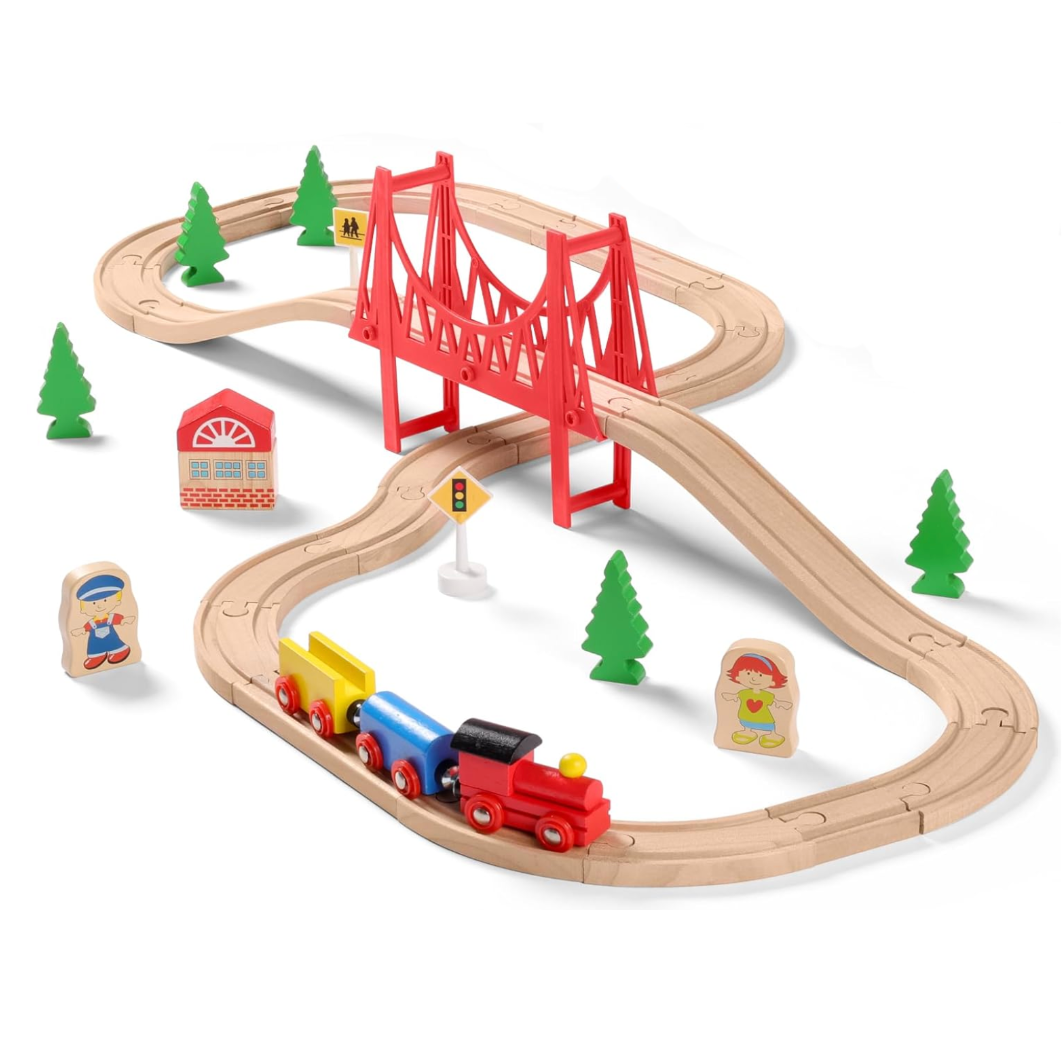 37 Piece Beginner Track Building Set